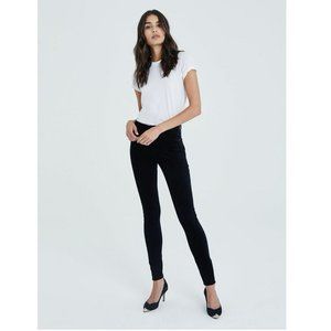 AG Farrah High Rise Skinny Jeans in Super Black Size 29R